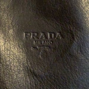 Prada Black Leather Purse